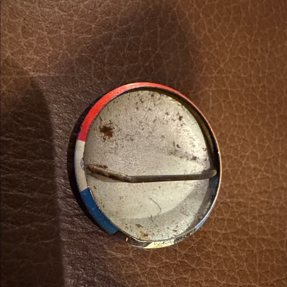 VTG 1960 Metal Kennedy Campaign Button - Picture 3 of 3